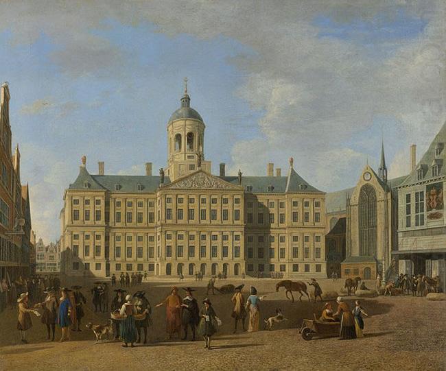 The town hall on the Dam, Amsterdam, BERCKHEYDE, Gerrit Adriaensz.